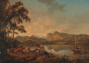 来自罗沃德的Langdale Pikes 作者 朱利叶斯·凯撒·伊贝森